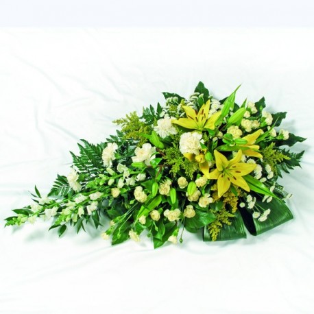 Yellow/white spray